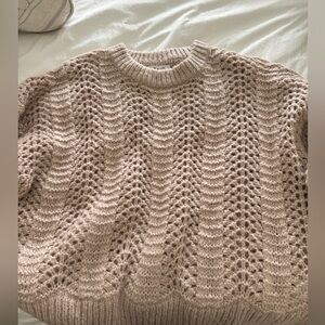 Windemere Pointelle Pullover Sweater XL
